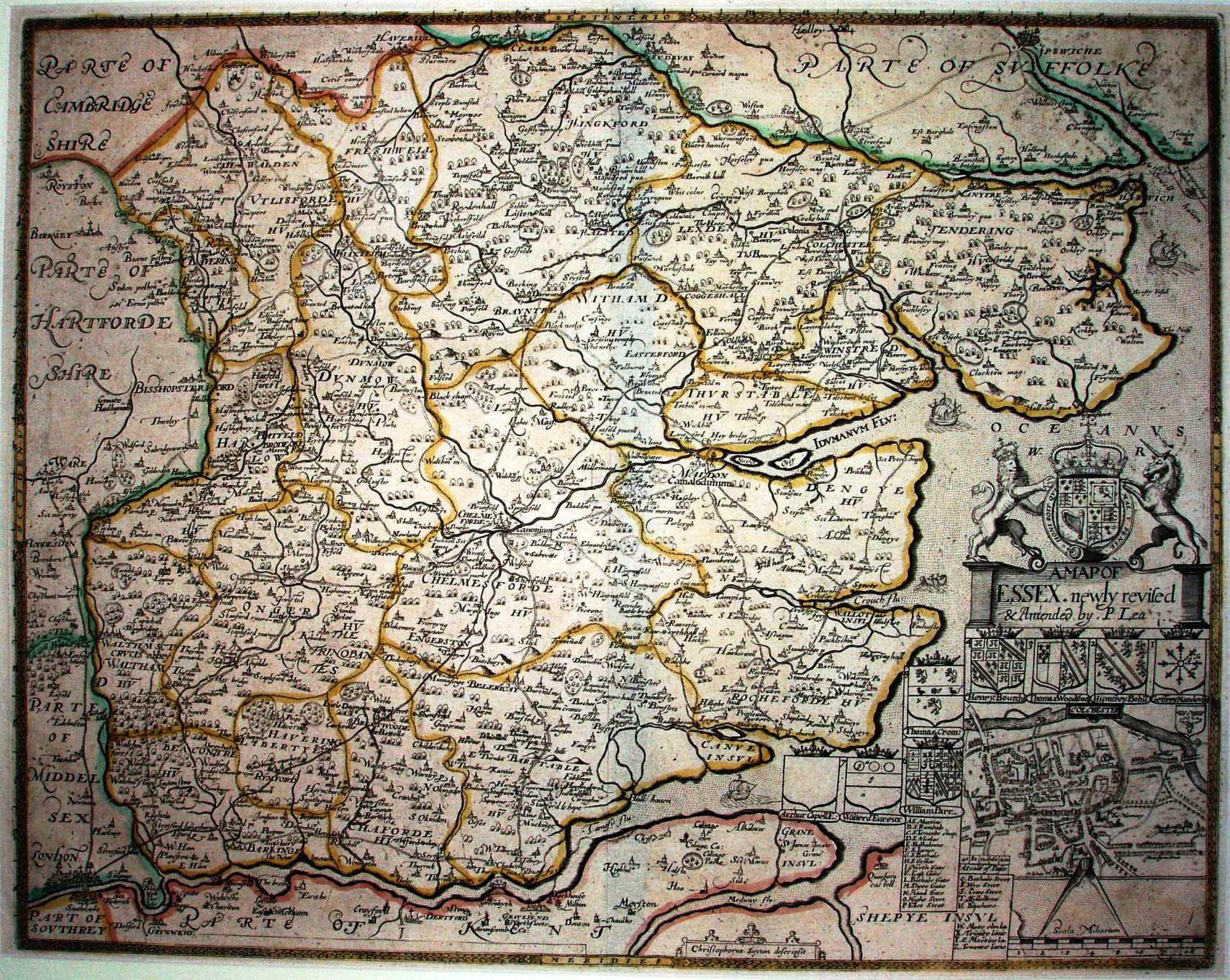Saxton in Lea's 1693